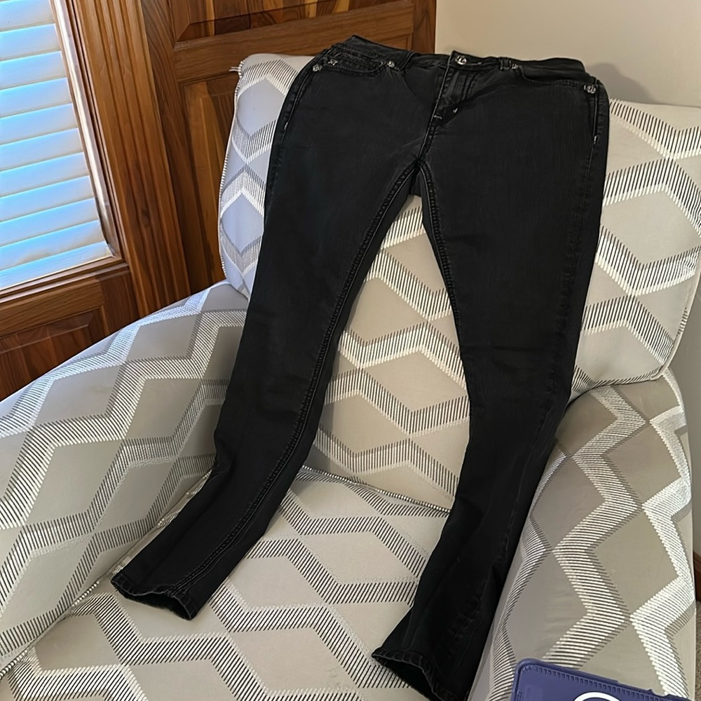Beautiful set of light black Miss me jeans